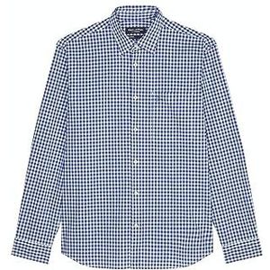 Marc O'Polo - Overhemd - Ruitpatroon - Biologisch Katoen - Regular Fit