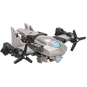 Transformers Speelgoed EarthSpark 1-stap Flip Changer Megatron, 10 cm groot actiefiguur, robotspeelgoed voor kinderen vanaf 6 jaar