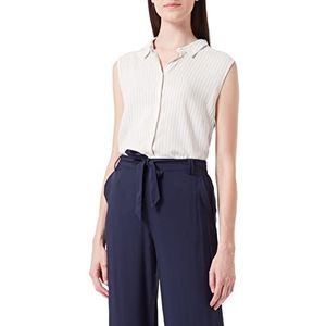 TOM TAILOR Dames blouse met strepen 1031666, 29860 - Beige White Stripe Woven, 36