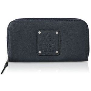 s.Oliver (Bags Casual Patch 39.308.93.5350, dames portemonnees 19x10x2 cm (B x H x D), Blau (Blau 5884)