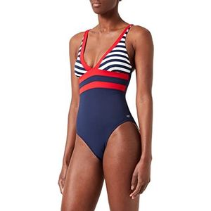 Badpak met hoge druk voor dames, Marinier, 34
