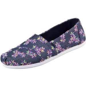 TOMS Alpargata Cloudbound instappers voor dames, Navy Multi Geborduurde Bloemen, 42.5 EU