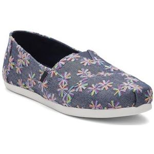 TOMS Dames Alpargata CloudBound Loafer Flat, Navy Multi geborduurde bloemen, 10 UK, Navy Multi Geborduurde Bloemen, 43.5 EU