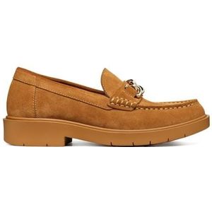 Geox D Spherica Ec1 Loafer voor meisjes, cognac, 41 EU