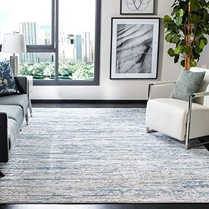 Safavieh Multifunctioneel tapijt voor gebruik binnenshuis, 160 x 230 cm, ivoor/blauw