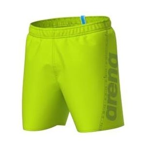Arena Fundamentals Logo Boxer R Strandshorts voor heren (1 stuk), Artic Lime Mangrove, 3XL