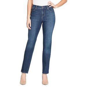 Bandolino Women's Mandie Signature Fit 5 High Rise Jean Regular, Greenwich, 8 Short
