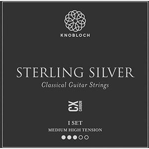 KNOBLOCH STRINGS THE ART OF VIBRATION 400SSC STERLING ZILVER CX Carbon Medium High Tension 34.0