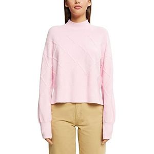 edc by ESPRIT Dames 102CC1I304 pullover, 690/LIGHT PINK, XS