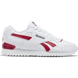 Reebok Unisex Glide Ripple Clip Sneaker, Schoeisel Wit Flash Rood Core Zwart, 37.5 EU