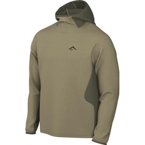 Nike Heren Sweatshirt Dri-Fit Uv Trail Long-Sleeve Hd Top, Neutraal Olive/Medium Olive/Zwart, FN4006-276, XL