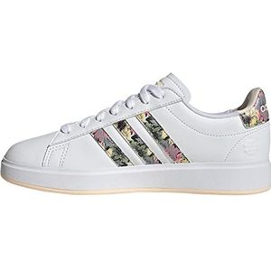 adidas Grand Court 2.0 tennisschoenen voor dames, Ftwr White Ftwr White Bliss Orange, 42 EU