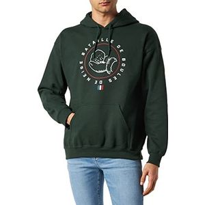 Republic Of California Sweatshirt met capuchon voor heren, Groen, XL