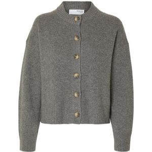 Selected - Cille - Cashmere Cardigan - Ronde Hals - Lange Mouwen