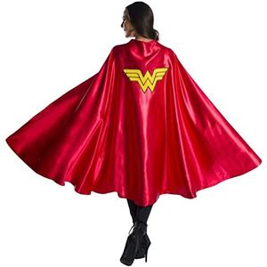 Dames DC Comics Deluxe Wonder Woman Cape, Zoals getoond, one size