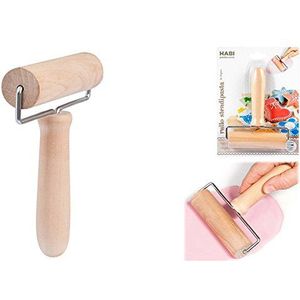 Habi Set van 6 deegrollen met 25 accessoires kunststof gebak en cake-design