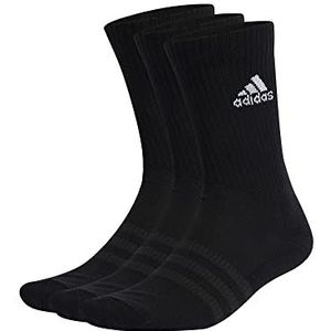 adidas Cushioned Sportswear 3 Pairs Standaard Sokken, Black/White, XL