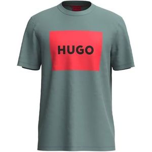 HUGO T-shirt voor heren, Dark Green307, XS