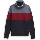 TOM TAILOR Sweatshirt voor heren, 14155 - Cabarnet Bordeaux Red, XL