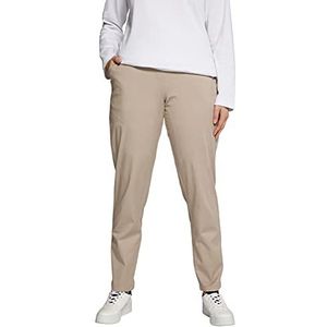 Ulla Popken Chino broek voor dames, Mildes Taupe, 58W x 32L