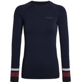 FALKE - Maximum Warm - Dames Top van Onderlaag - Blauw - Lange Mouwen - Functioneel Materiaal