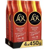 L'OR Espresso Maranello Koffiebonen - Intensiteit 10/12 - 4 x 450 gram