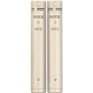 RØDE NT5 Premium ½"" Kleine-diafragma Condensator Microfoon (Gepaard Paar) voor Muziekproductie en Instrumentopname