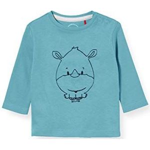 s.Oliver T-shirt voor babymeisjes, blauw (petrol), 68 cm