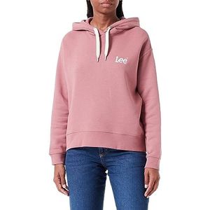 Lee Dames Essential Hoodie Hooded Sweatshirt, roze, S