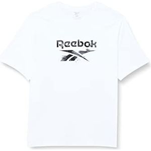 Reebok Heren Modern Camo T-Shirt, Wit, M, Kleur: wit, XXL