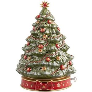 Villeroy & Boch Toy's Delight muziekdoos ""Kerstboom"", porselein, groen, klein