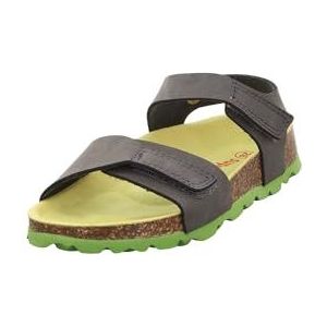 Superfit Jungen Fussbettpantoffel Sandaal, Grijs Groen 2010, 10 UK Child