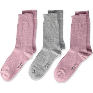 Camano Sokken (verpakking van 3 stuks) voor meisjes, Roze (Chalk Pink Melange 4300), 27-30
