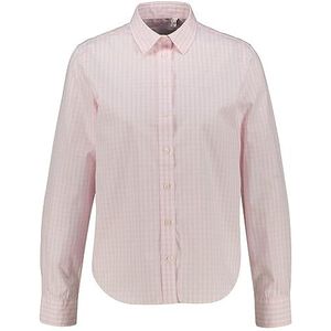 GANT Dames REG POPLIN Gingham Shirt Klassiek hemd, Light Pink, Standaard, lichtroze, 38