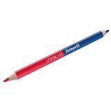 Pelikan 810838 Dubbel potlood rood/blauw, dik, driehoekig, 12 stuks
