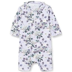NAME IT Baby Girls NMFZEKA 3/4 UV Swim Suit badpak, Cosmic Sky, 86, Cosmic Sky, 86 cm