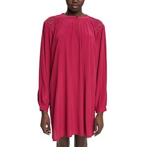 edc by ESPRIT Dames 112CC1E309 jurk, 615/kersenrood, S