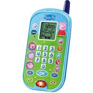 VTech - Peppa Pig - Leertelefoon - Maak kennis met cijfers, tellen, vormen en eenvoudige optelsommen - Stevig en duurzaam design - Leeftijd: 2 - 5 jaar