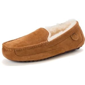 Fireside by Dearfoams mens Melbourne Slipper, Chestnut, 11 US