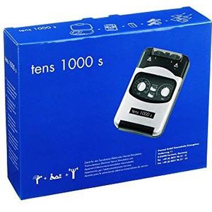 Promed TENS 1000 S Tens-apparaat, elektrisch pijntherapieapparaat voor zenuwstimulatie, elektrisch stimulatieapparaat, digitale prikkelstroomapparaat voor pijnverlichting en ontspanning