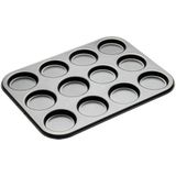 MasterClass Macaron bakvorm/gevulde taartjesvorm met 24 gaten en anti-aanbaklaag, 35 x 27 cm