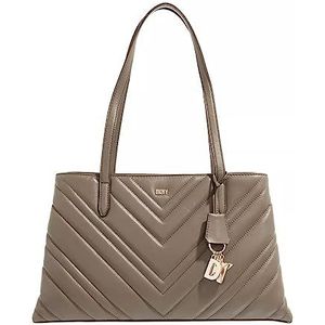 DKNY Dames Madison Bag in Lamb Nappa Leather Tote, Truffle