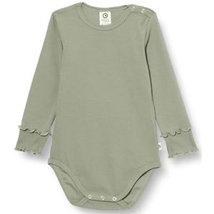 Müsli by Green Cotton Babyjongens Cozy Me Rib L/S Body Base Layer, Poetry Green, 56