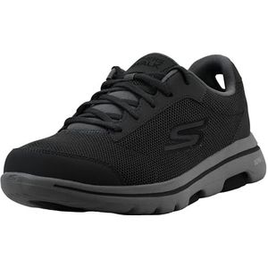 Skechers Men's Go 5 Demitasse-Textured Knit Lace Up Performance Walking Shoe