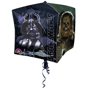 Amscan Anagram 3039701 - Folieballon Cube, Disney Star Wars, 38 x 38 cm