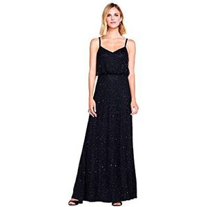 Adrianna Papell Dames LNG Blouson jurk, zwart, 32
