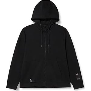 4F H4Z22-BLM024 Sweatshirt, Deep Black, S voor heren, Diepzwart, S