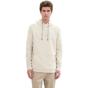 TOM TAILOR Sweatshirt voor heren, 27469 - Smooth Light Sand, M