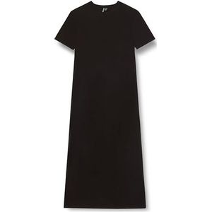 PIECES Pcsofia Maxi T-Shirt Dress Noos Bc Qx jurk voor dames, zwart, 42/44 Grote maten