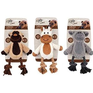 All For Paws Cuddle Knot Ted Rope met lamsvacht